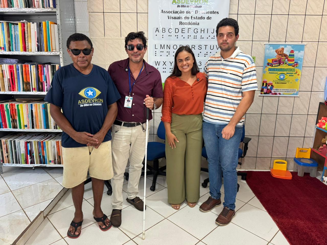Deputada Dra. Taíssa Sousa visita ASDEVRON e destaca investimentos em inclusão e acessibilidade em Porto Velho
